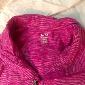 Champion dry fit light zip up jacket, size xs